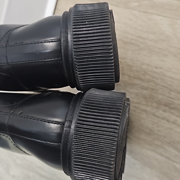 Leather combat boots - Picture 3 of 4